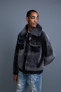 Men's Shepherd 2.0 Mouton Shearling Jacket [Shadow Black]
