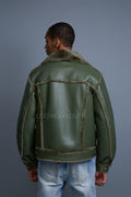 Men's Shepherd Shearling Jacket [Military Green]