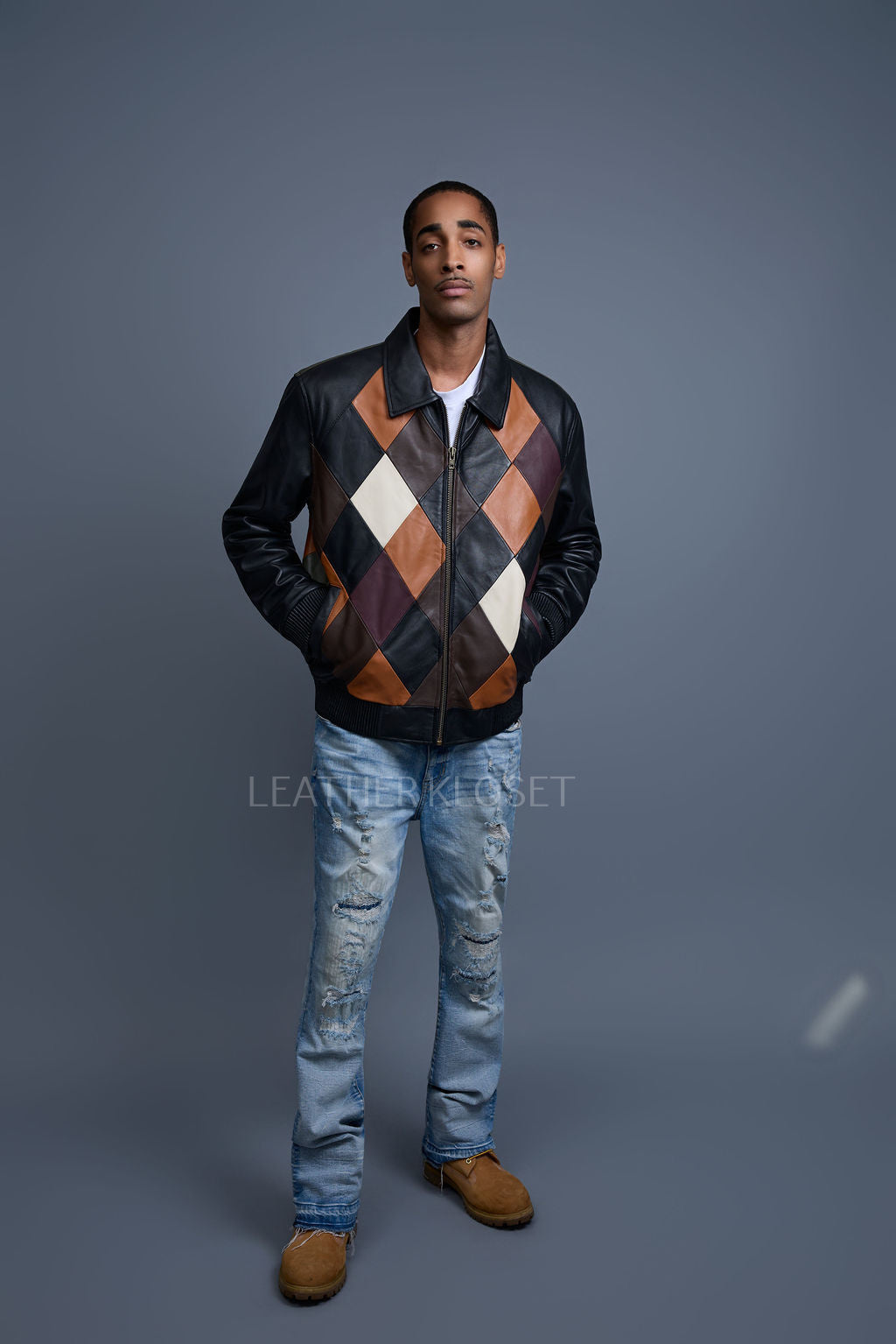 Men's Henry Multi Color Bomber Jacket [Multi]