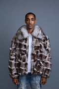 Men's Hudson Fox Fur Bomber Jacket [Natural]
