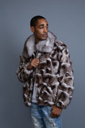 Men's Hudson Fox Fur Bomber Jacket [Natural]