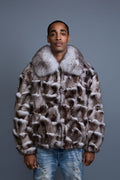 Men's Hudson Fox Fur Bomber Jacket [Natural]