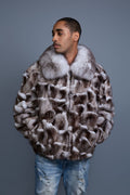 Men's Hudson Fox Fur Bomber Jacket [Natural]