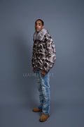 Men's Hudson Fox Fur Bomber Jacket [Natural]