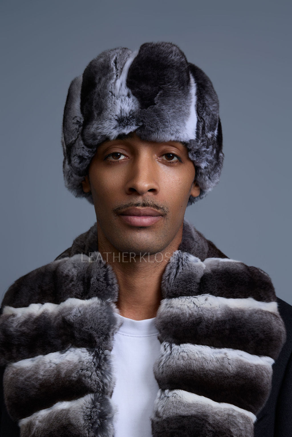 Unisex Chinchilla Fur Headband