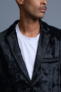 Men's Pony Skin Blazer [Black]