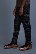 Men's Leather Stack Jean Pants [Copper]