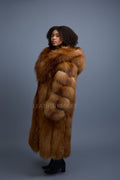 Women's Linda Fox Trench Coat [Red Fox]