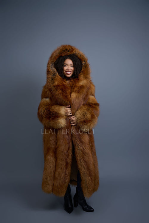 Women's Linda Fox Trench Coat [Red Fox]