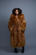 Women's Linda Fox Trench Coat [Red Fox]