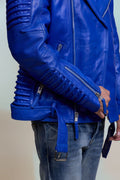 Men's Trey Biker Jacket [Royal Blue]