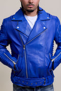 Men's Trey Biker Jacket [Royal Blue]