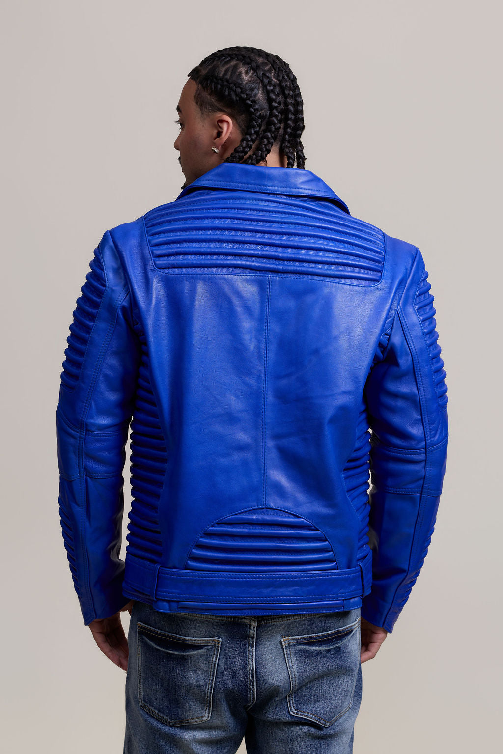 Men's Trey Biker Jacket [Royal Blue]
