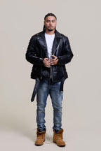Men's Trey Biker Jacket [Black]