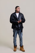 Men's Trey Biker Jacket [Black]