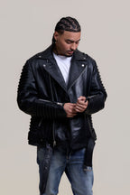 Men's Trey Biker Jacket [Black]