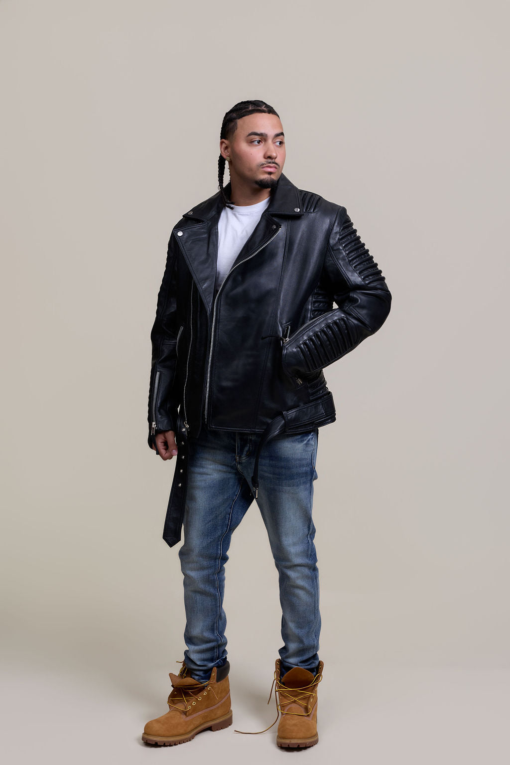 Men's Trey Biker Jacket [Black]