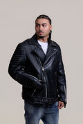 Men's Trey Biker Jacket [Black]