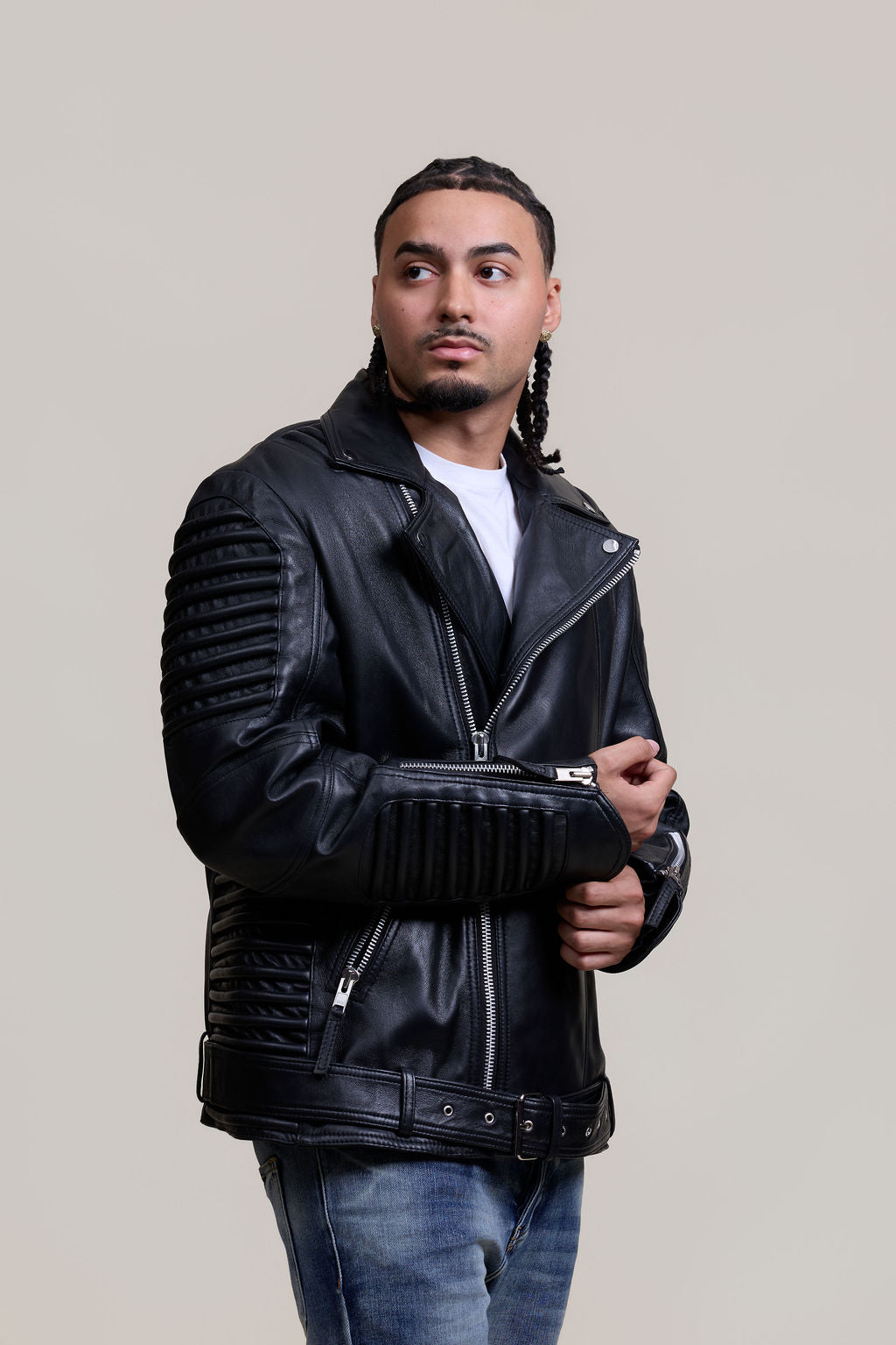 Men's Trey Biker Jacket [Black]