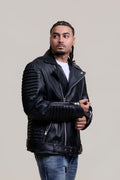 Men's Trey Biker Jacket [Black]
