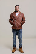 Men's Trey Biker Jacket [Caramel Crunch]