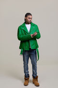 Men's Trey Biker Jacket [Green]