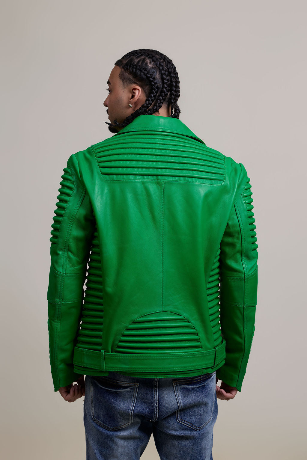 Men's Trey Biker Jacket [Green]
