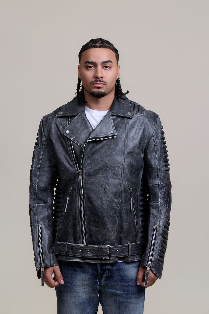 Men's Trey Biker Jacket [Space Gray]