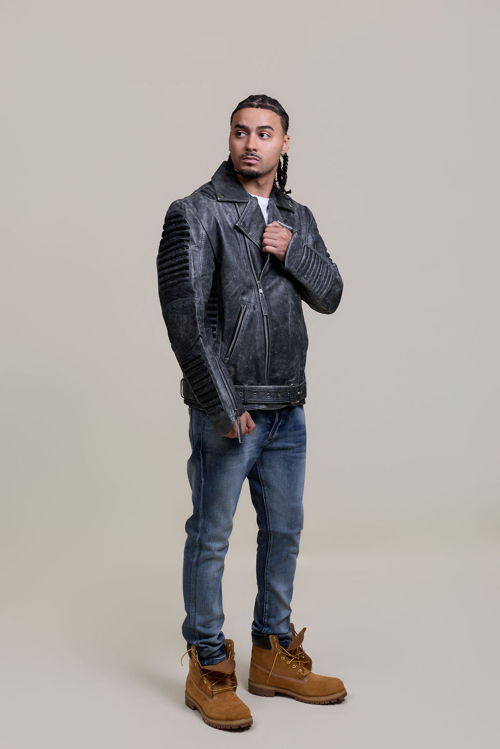 Men's Trey Biker Jacket [Space Gray]