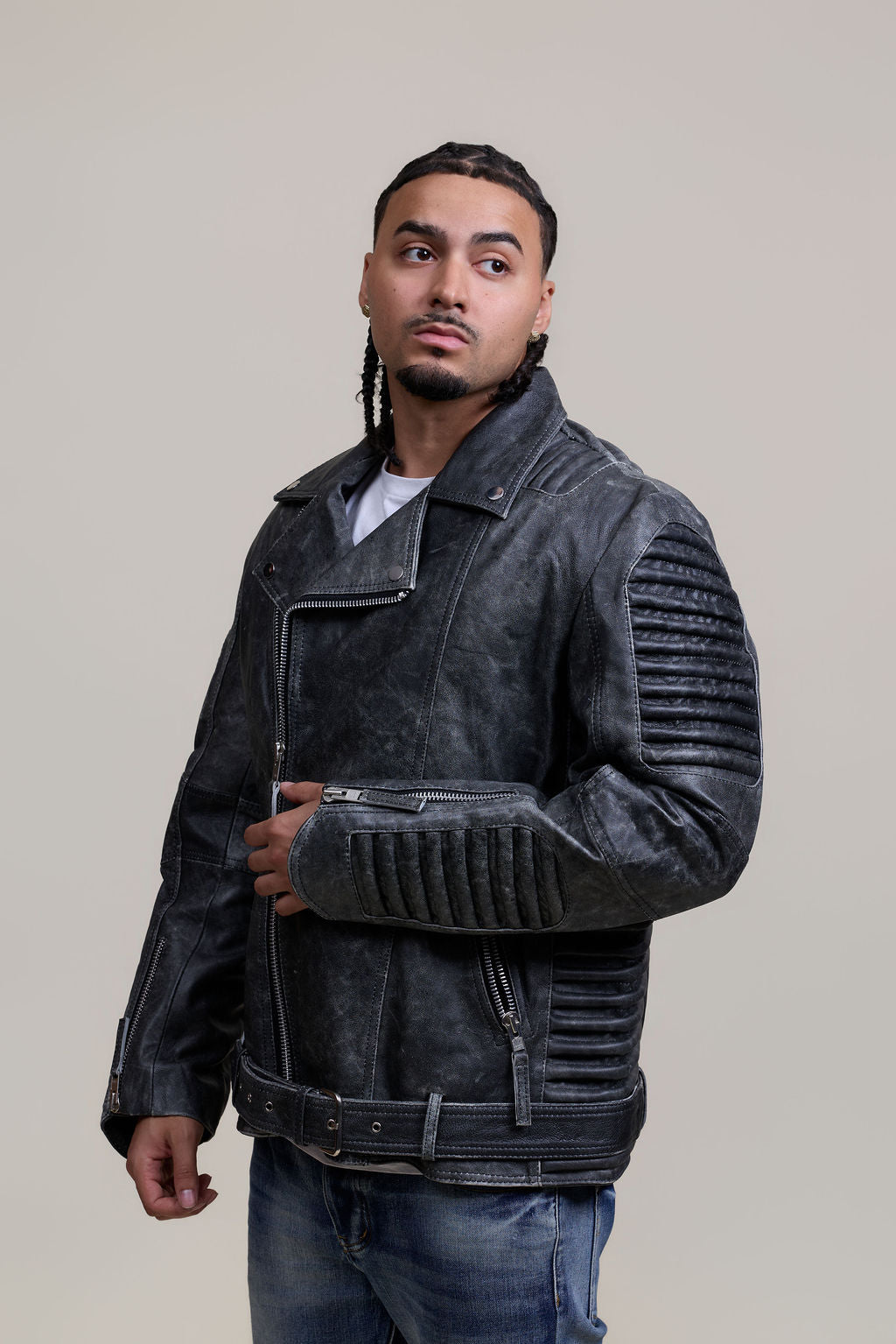 Men's Trey Biker Jacket [Space Gray]