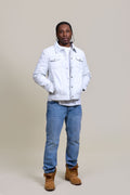 Men's Dylan Jacket White Leather