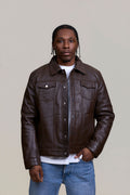 Men's Dylan Jacket Brown Leather