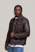 Men's Dylan Jacket Brown Leather