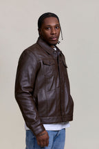 Men's Dylan Jacket Brown Leather