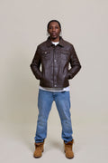 Men's Dylan Jacket Brown Leather