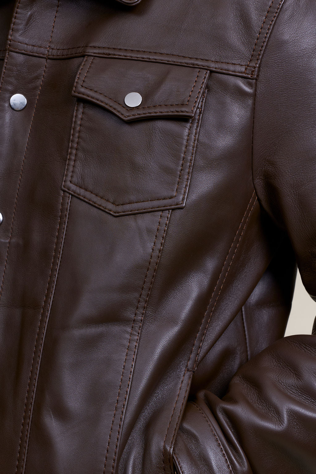 Men's Dylan Jacket Brown Leather