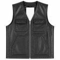 Men's Leather Brooklyn Vest [Slim-Cut]