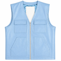 Men's Leather Brooklyn Vest [Slim-Cut]