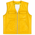 Men's Leather Brooklyn Vest [Slim-Cut]