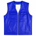 Men's Leather Brooklyn Vest [Slim-Cut]