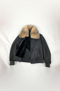 Mens Shearling Baseball Jacket