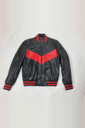 Men's V-Bomber Baseball Jacket [Blk/Red]
