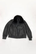 Mens Shearling Baseball Jacket