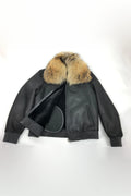 Men's Shearling Baseball Jacket