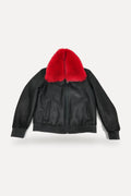 Men's Shearling Baseball Jacket