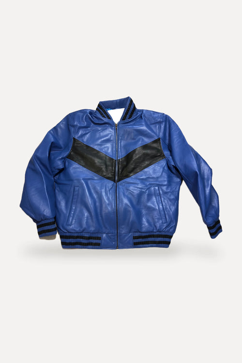 Men's V-Bomber Baseball Jacket Royal [Blue/Black]