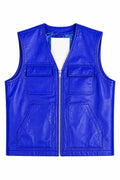 Men's Leather Brooklyn Vest [Slim-Cut]