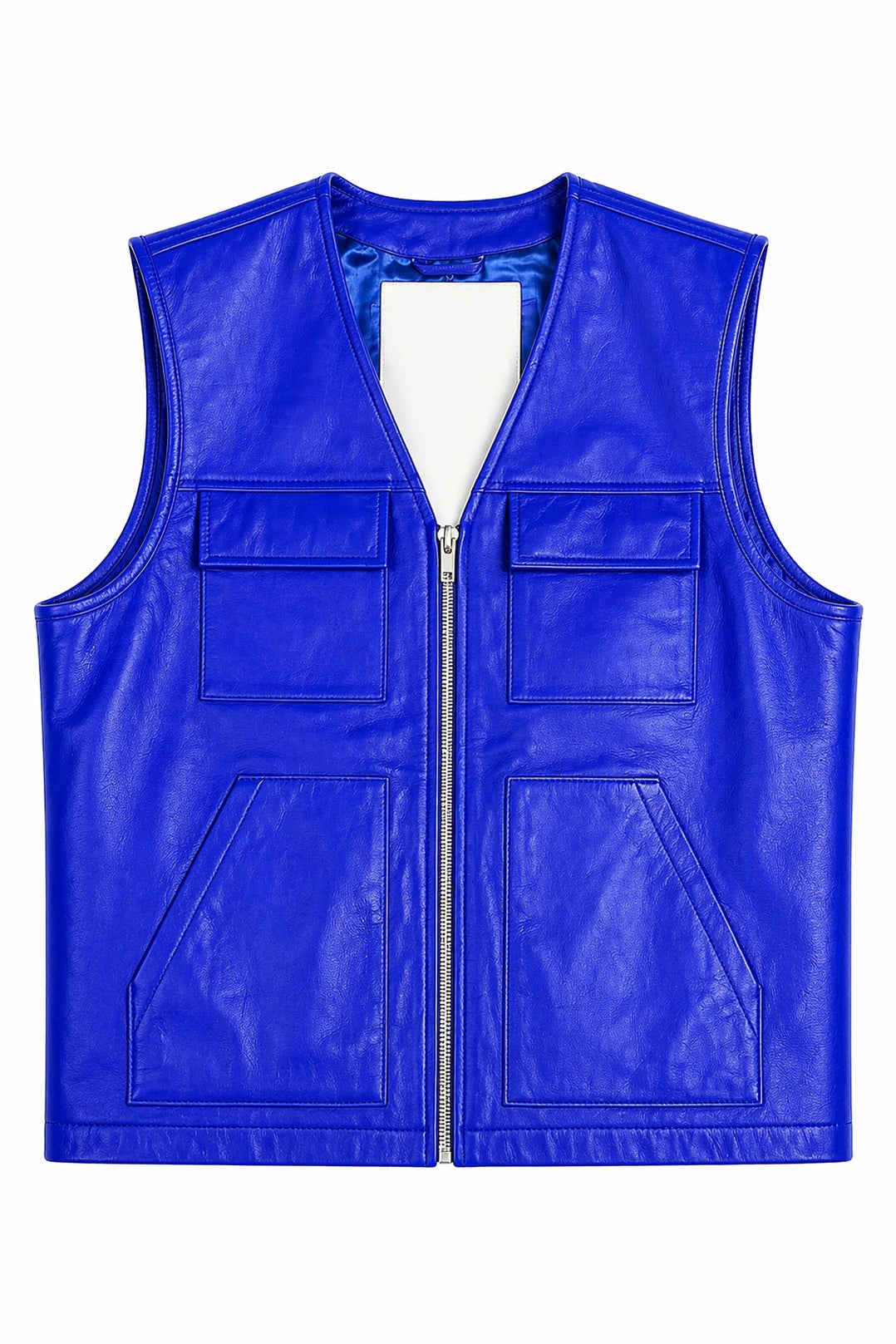 Men's Leather Brooklyn Vest [Slim-Cut]