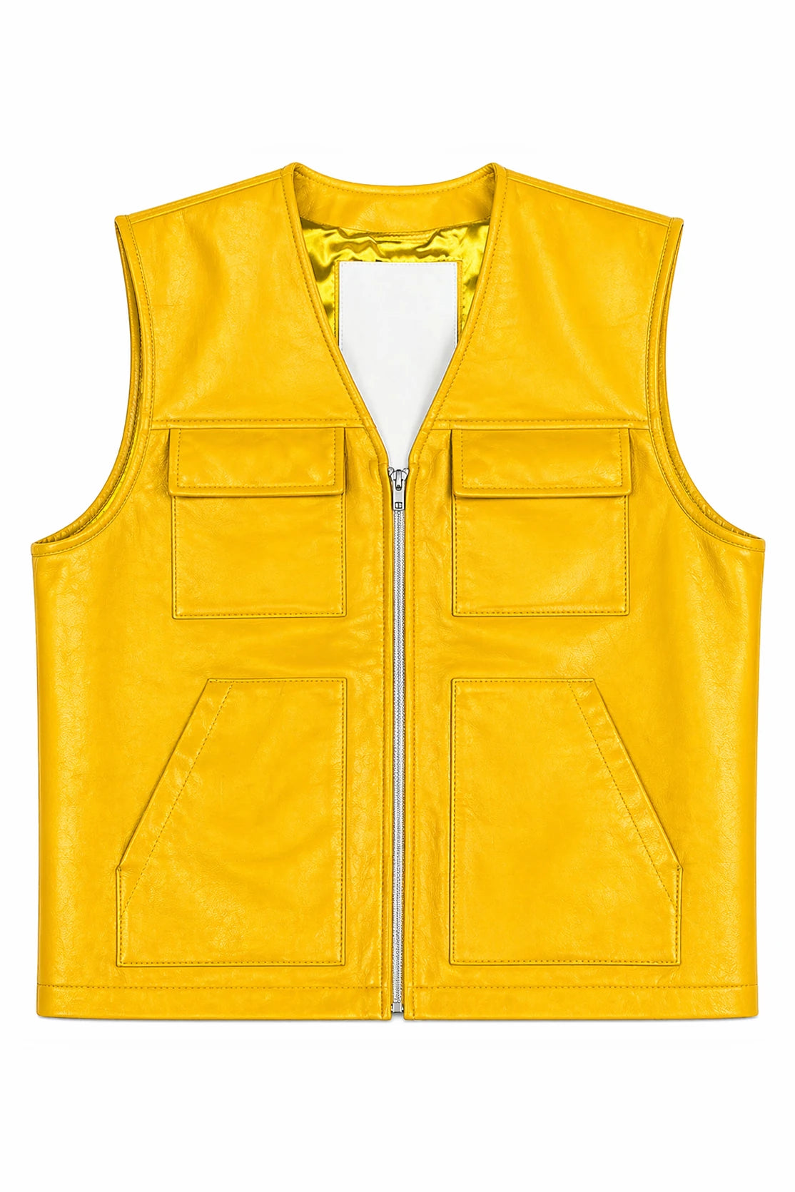 Men's Leather Brooklyn Vest [Slim-Cut]