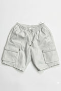 Men's Leather Cargo Shorts